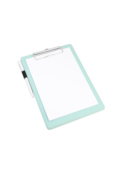 Sekreterlik,a5 Küçük Boy,kapaksız,a5 Clipboard Vegan Suni Deri,17,5x24,5 Cm.,su Yeşili