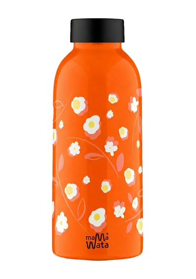 Mamawata Sunlight Paslanmaz Çelik Termos Matara 470 Ml Sızdırmaz Yalıtımlı Suluk Turuncu
