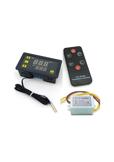 W3231 220volt 1500w Uzaktan Kumandalı Termostat
