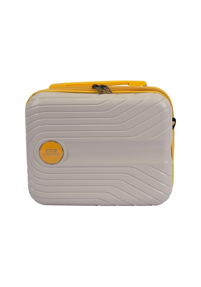 Ççs Unisex Makyaj Çantası C.ccs5240 Beyaz-sarı