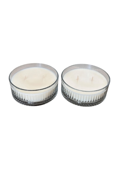 Cam Kasede 13x5 Cm 2 Li Bitkisel Soya Organik Vegan Mum Kokulu Kousuz Tercih Edilebilir Krem