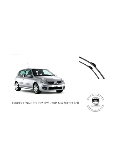 KRUGER Renault Clio 2 1998 - 2005 MUZ SİLECEK SETİ