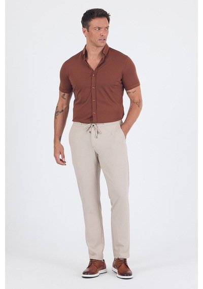 İmza Açık Bej Esnek Lastikli Yandan Cepli Casual Comfort Fit Jogger Pantolon 1003250210 Açık Bej İmza Açık Bej Esnek Lastikli Yandan Cepli Casual Comfort Fit Jogger Pantolon 1003250210 Açık Bej