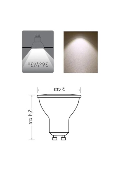 4w 345lm 4000k Gün Işığı Led Gu10 Lamba -