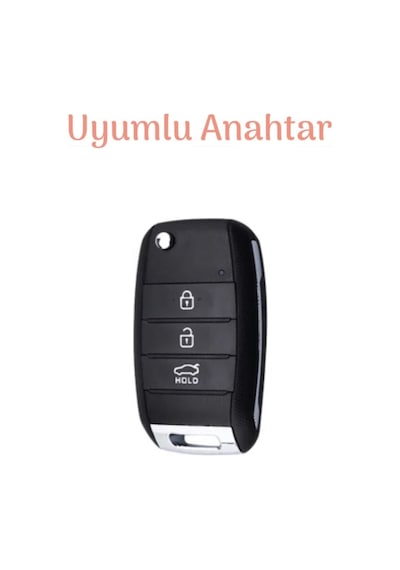 Kia Cerato Stonic Sportage Uyumlu Picanto Uyumlu Sorento Anahtar Kılıfı Siyah