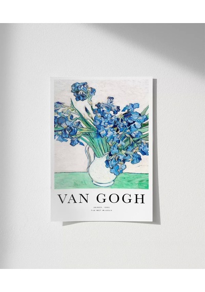Çerçevesiz Poster Van Gogh Irıses No 2