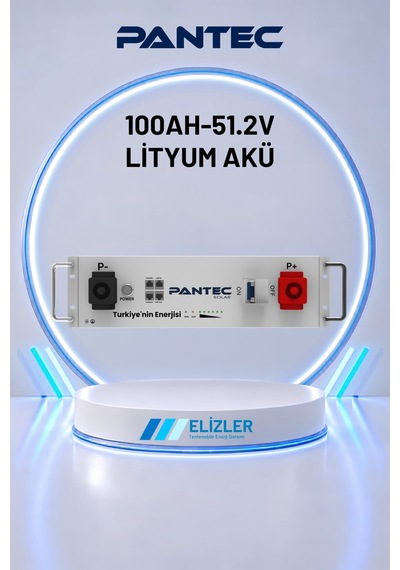 Pantec 100ah 51.2v Lifepo4 Lityum Akü