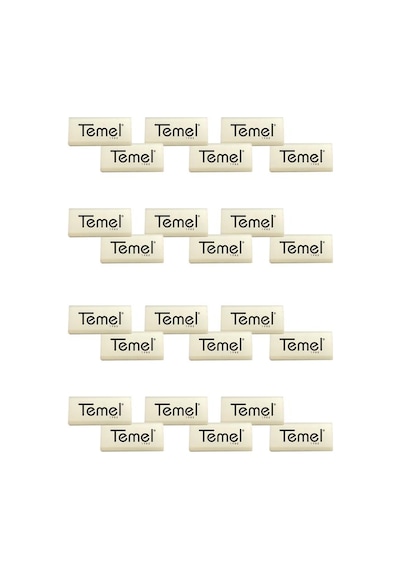 Temel Küçük Beyaz Silgi 24lü