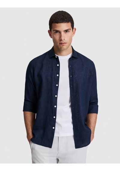 Pierre Cardin Erkek Lacivert Gömlek Desenli 50320945-vr033