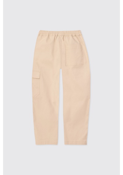 Panço Erkek Çocuk Beli Lastikli Bej Pantolon 2621bk04001 Krem