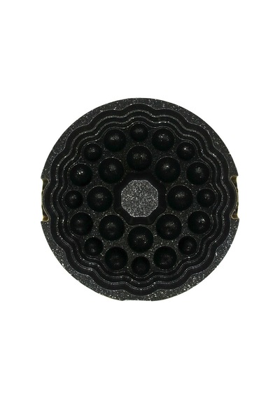 Döküm Göbekli Kek Kalıp Atom Çap: 26cm - Derinlik: 8cm 4741 Altın - Gri