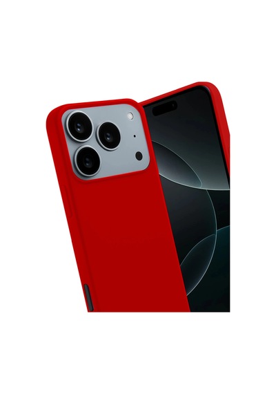 Apple iPhone Uyumlu - 17 Pro First Silikon - Kırmızı