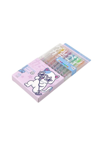 Jel Kalem Seti Simli, 1.0 , 8 Renk Çok Renkli