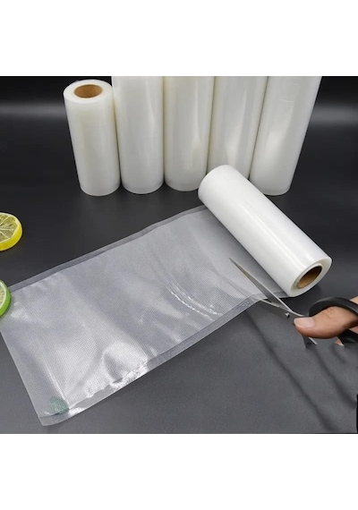 Adet Tırtıklı Vakum Poşeti Seti 15x20 Cm Gıda Ev Tipi Vakum Paketleme Poşetleri Sızdırmaz Dayanıklı Et Sebze H