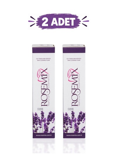 Rosemix - 628 - - Cilt Temizleme Köpüğü Lavanta 200 Ml - 2 Adetlik - Csmo-tex - Set Ürün