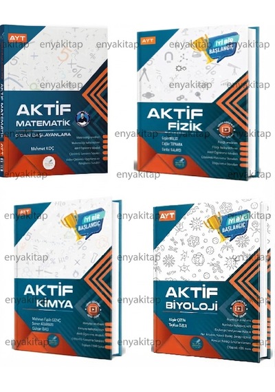 Aktif Öğrenme Yayınları Ayt Matematik Fizik Kimya Biyoloji 4 Lü Set