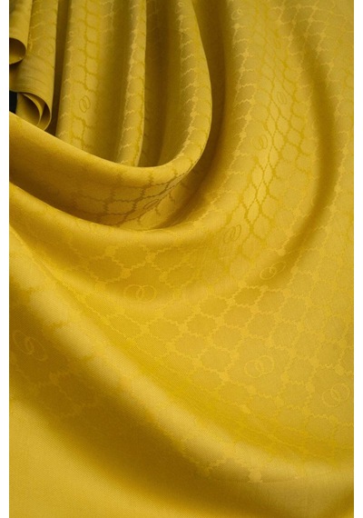 Imannoor Pencere Kafes Hardal Ramy Jakar Şal 70x210 Hardal