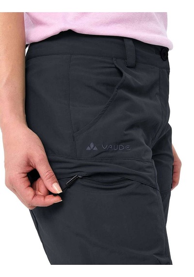 Vaude Neyland Zip-off Kadın Kargo Pantolon 48524 Phantom Black