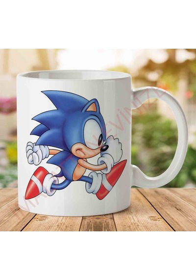 A2565 Sonic İki Tarafı Baskılı Kupa Bardak.jpg