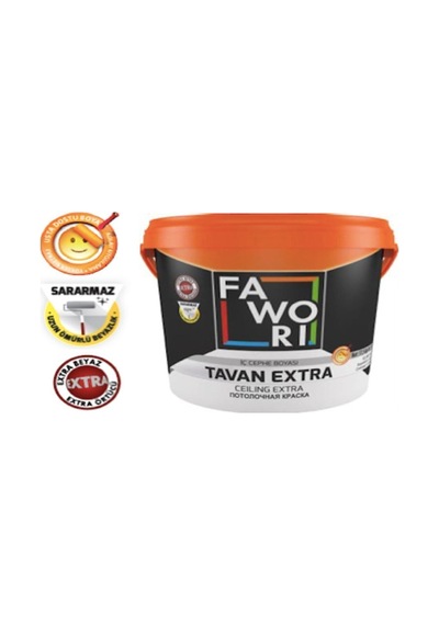 Tavan Extra Tavan Boyası 10 Kg Beyaz 10 L