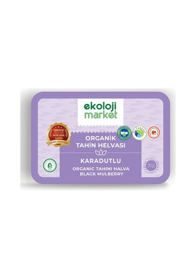 Ekoloji Market Organik Glutensiz Karadutlu Helva 200g