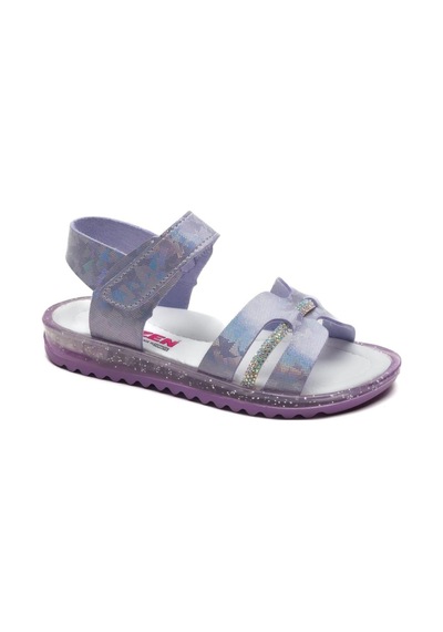 Arzen Bebe Kız Çocuk Sandalet Gümüş Lila Gümüş - Lila