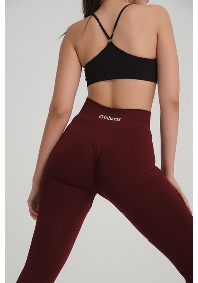 Gymhams Kalçası Büzgülü Push Up Kalça Şekillendirici Tayt Seamless Fitnes