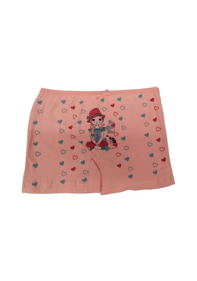 Seher Sedef Yıldız Kız Çocuk Desenli Boxer Şort Boxer