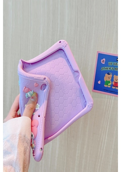 Samsung Uyumlu Galaxy Tab A11 Plus/a9 Plus 11 İnç Çocuk Kılıfı Askılı Standlı Eğlenceli Koruyucu X210 X230 Arka Kapak