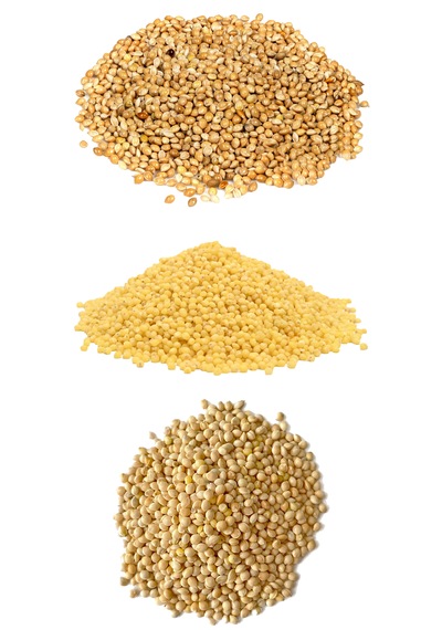 İpek Değirmen Ak Darı Sarı Darı Soyulmuş Darı Muhabbet Kuşu Yemi 3 x 1 KG