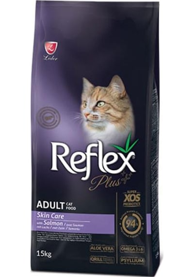 Reflex Plus Adult Cat Skin Care Salmon 15 Kg