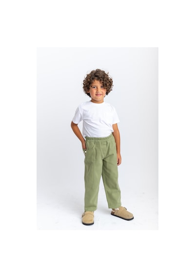 Cigit Gabardin Pantolon 2-7 Yaş Olive Yeşil