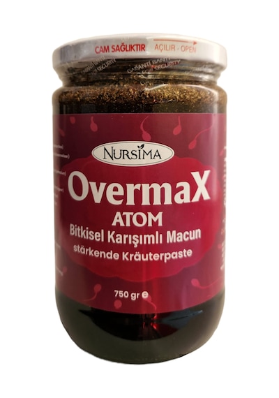 Nursima Overmax Atom Bitkisel Karışımlı Macun 750 Gr