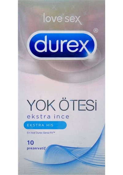Durex Yok Ötesi Ekstra İnce Ekstra His Prezervatif 10'lu