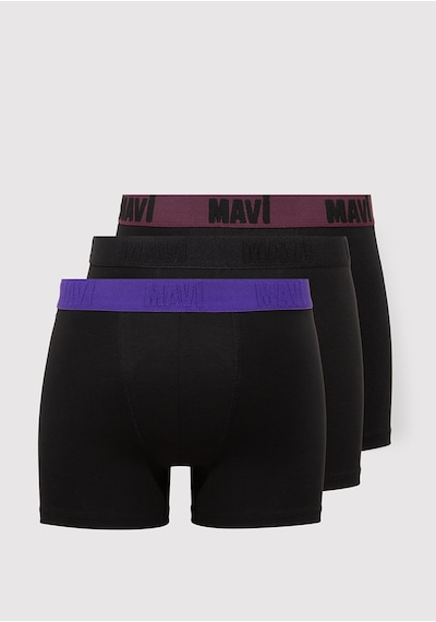 Mavi - 3lü Siyah Basic Boxer 0912269-900 Siyah Mavi - 3lü Siyah Basic Boxer 0912269-900 Siyah