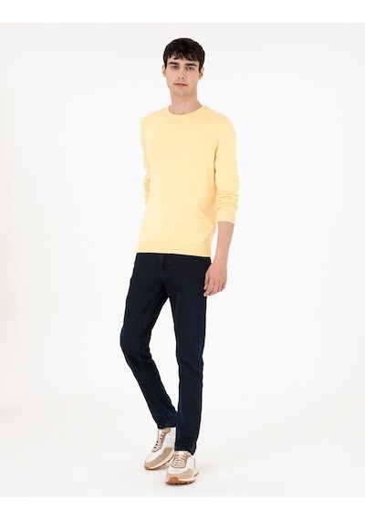 Pierre Cardin Erkek Açık Sarı Kazak /triko 50296575-vr004 Açık Sarı