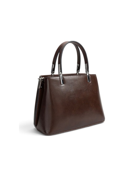 Silver & Polo Silver Polo Kahve - Kahve Düz Cilt Kadın El Çantası Sp987 Kahverengi