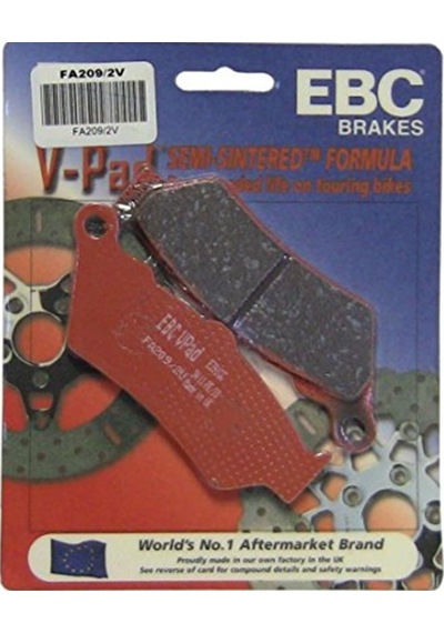 Ebc Fa209/2v Bmw R1200/r1250 Gs 13-21 Yarı Sinter Arka Fren Balatası