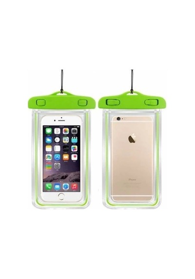 Sea Horse Su Geçirmez Telefon Kılıfı Kilitli Yeşil