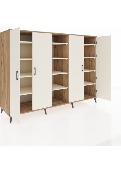 Kronos Dolap 12 Raflı 4 Kapaklı 220x59x163 Çam-aytaşı Çam-aytaşı Kronos Dolap 12 Raflı 4 Kapaklı 220x59x163 Çam-aytaşı Çam-aytaşı