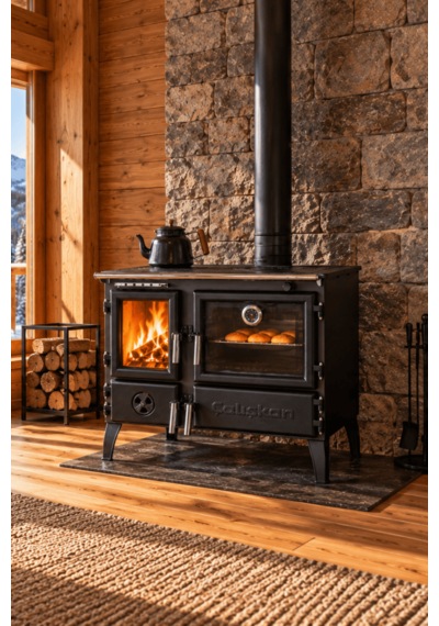 Reyo Stove Rabat Gurme Tuğlalı Fırınlı Şömine Soba En Sertifikalı