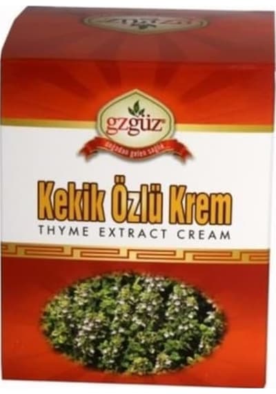 Gzgüz Bitkisel Kekik Özlü Krem