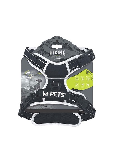 M-pets Hiking Reflektörlü Köpek Göğüs Tasması Siyah Large 45-95 Cm 244-58042.03 Çok Renkli