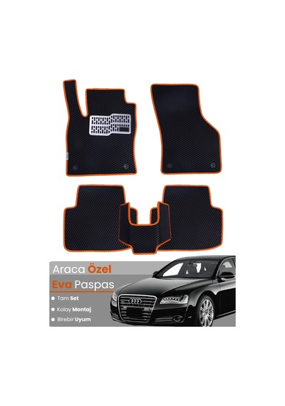 Audi A8 2009-2017 Uyumlu Eva Paspas Tam Set Araca Özel,su Geçirmez,hızlı Ve Kolay Montaj 200