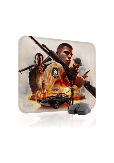 Mafia Kaymaz Dikişli Kauçuk Oyuncu Mousepad V3 - 48x40 Xl Gaming Mouse Pad Fare Altlığı