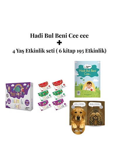 Hadi Bul Beni Cee Eee Türkçe & İngilizce Sesli Yönerge -4 Yaş Etk