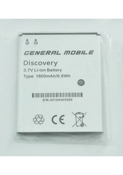 General Mobile Discovery E3 Uyumlu Pil Batarya