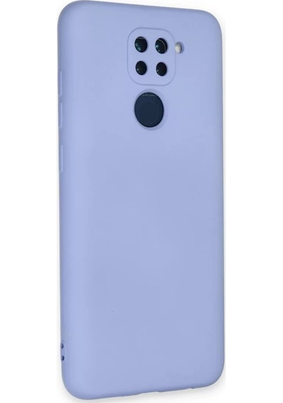 Newface Xiaomi Redmi Note 9 Kılıf Nano İçi Kadife Silikon - Lila Belirtilmemiş