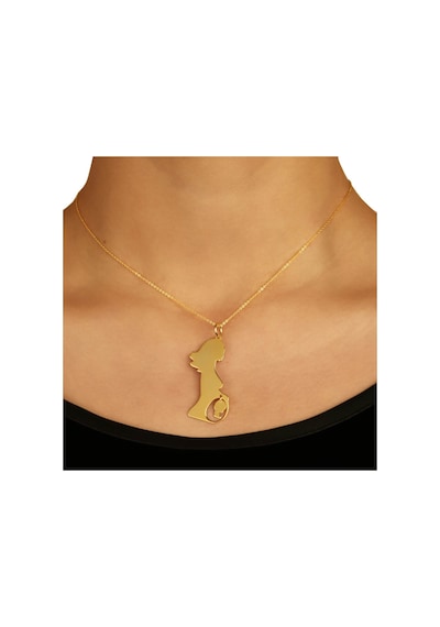 Kuyumcudukkani Anne Karnında Bebek Kolyesi-35049-g Gold