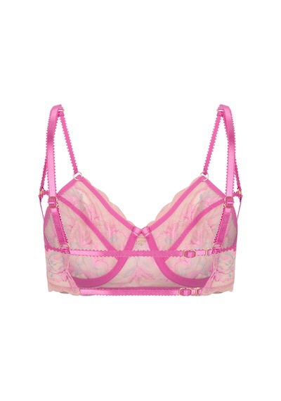 Fleur Pembe Dantelli Balconette Pembe